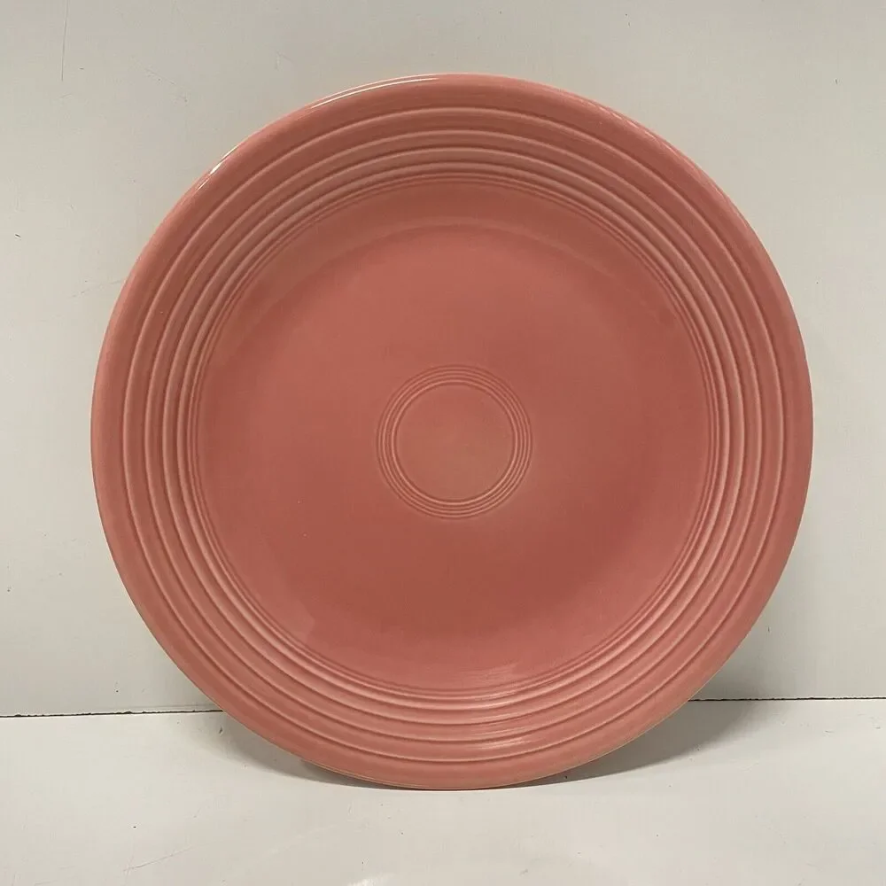 Fiesta Fiestaware Rose Pink XL 11.5”Fiestaware Dinner Plate Retired Color FIesta